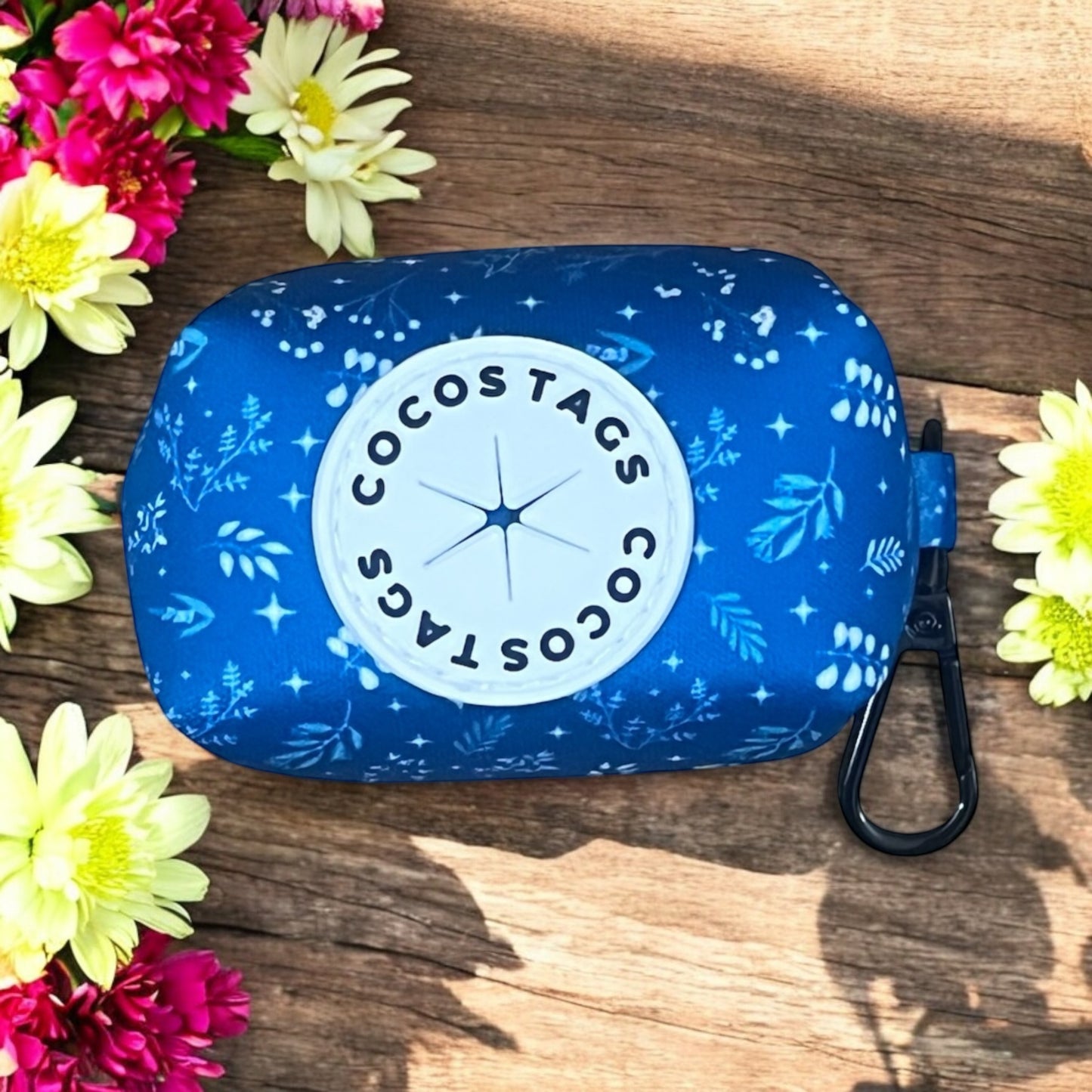 Porta bolsas turquesa