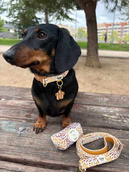 Collar Dual Marrón