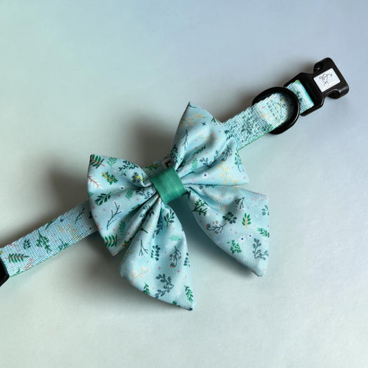 Collar + Pajarita menta