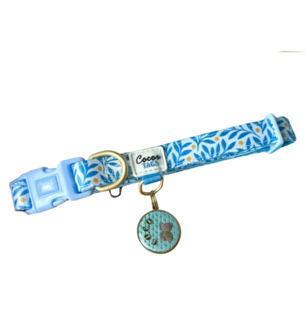 Collar Dual Azul